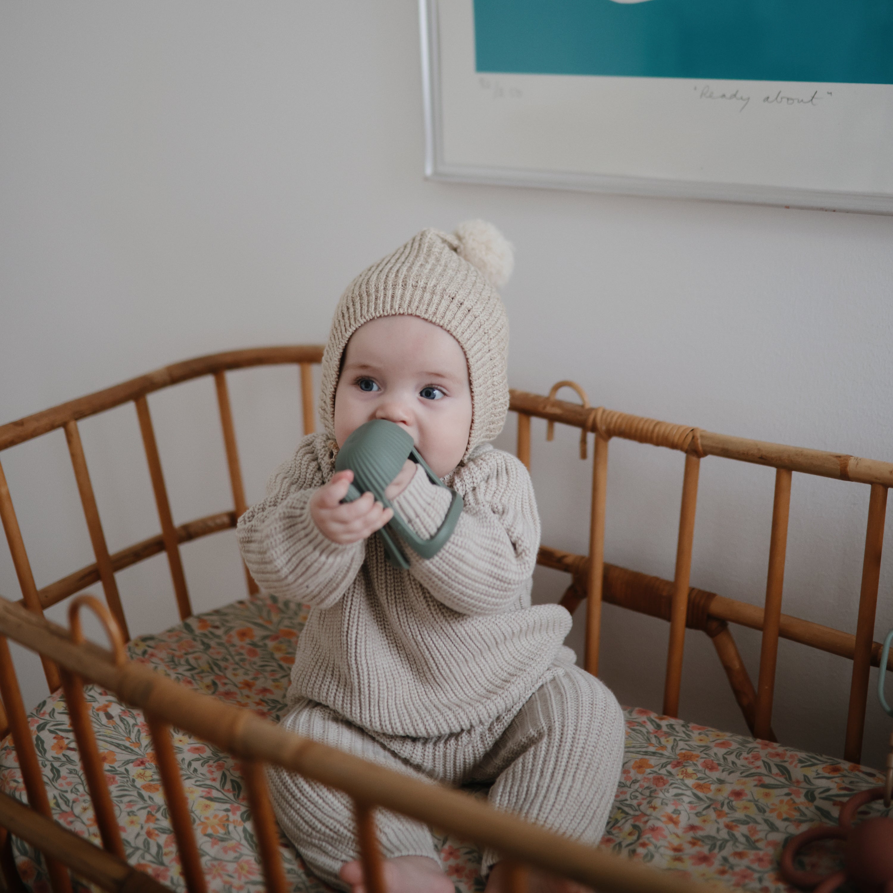 Image of No-Drop Cactus Teether (Dried Thyme)